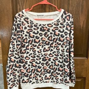 Animal print sweater